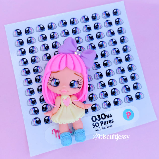 Ojos Resinados Nivia Art Mod 30