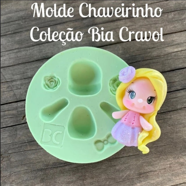 Molde de Silicon Chaveirinho mod04 BC