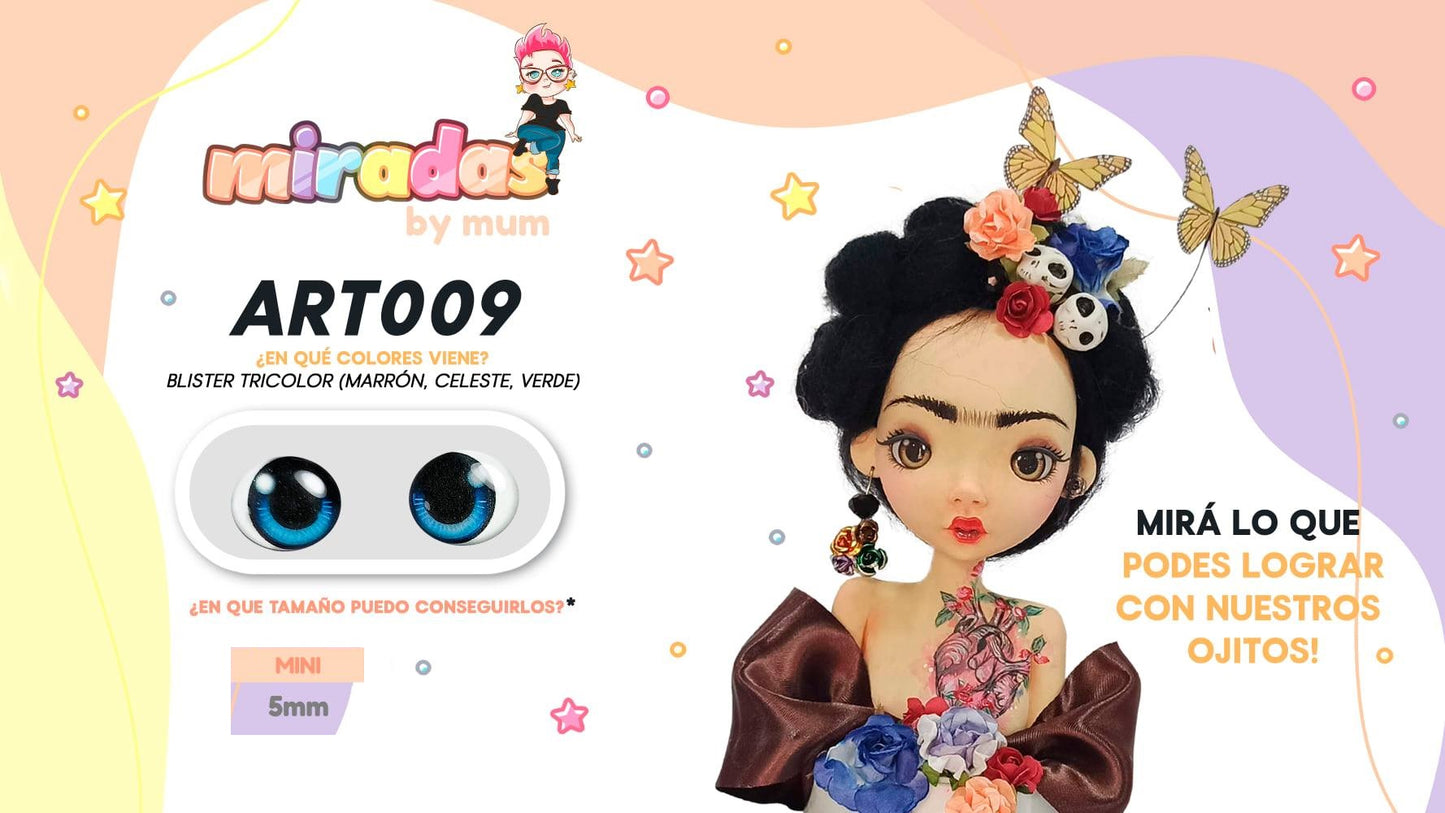 Ojos Resinados Mod 09 Mini MUM