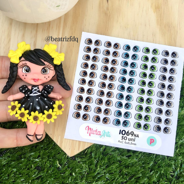 Ojos Resinados Nivia Art Mod 1069NA