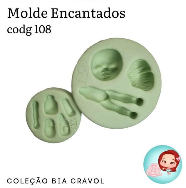 Molde de Silicon Encantados mod108 BC
