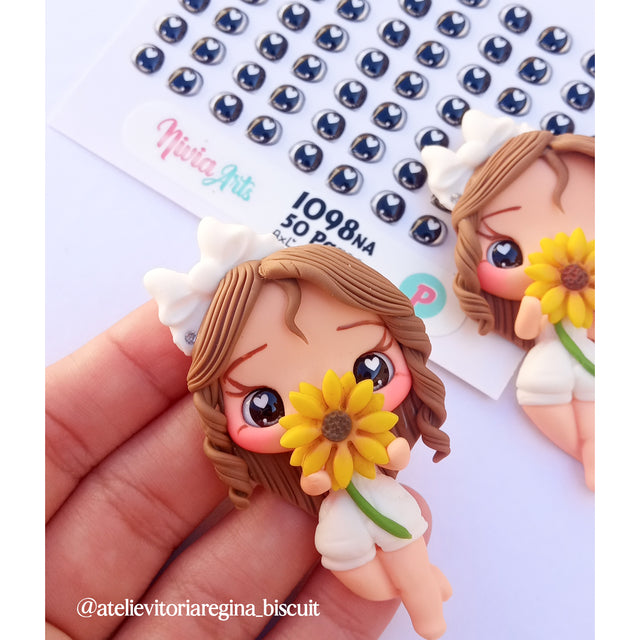 Ojos Resinados Nivia Art Mod 1098