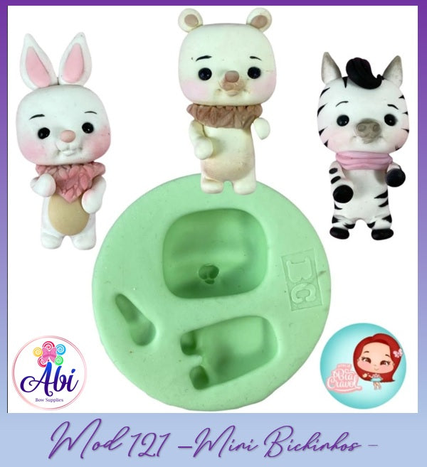 Molde de Silicon Mini Bichinhos mod121 BC