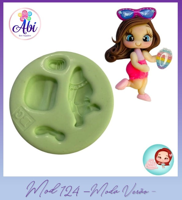 Molde de Silicon Moda Verano mod124 Bia Cravol