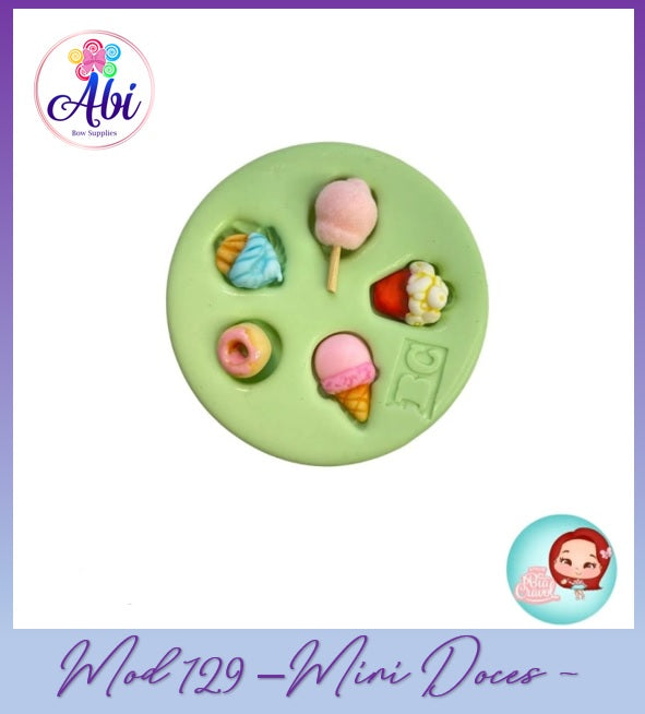 Molde de Silicon Mini Doces / Mini Dulces Mod 129 BC
