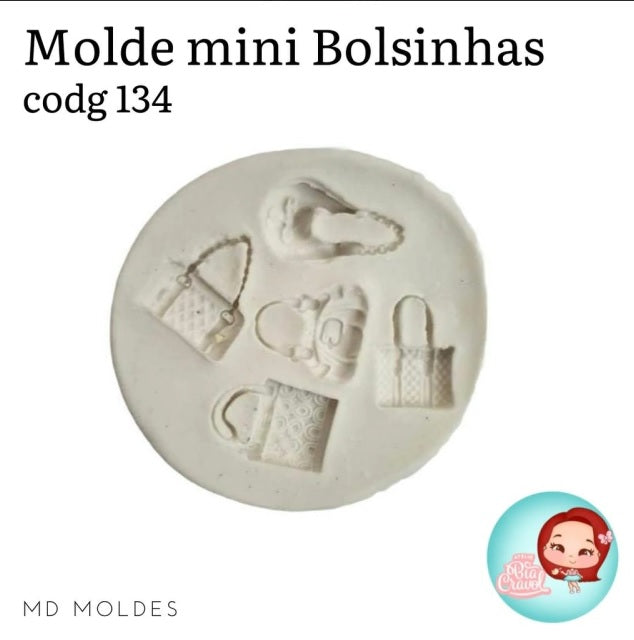 Molde de Silicon Mini Bolsinhas mod134MD BC