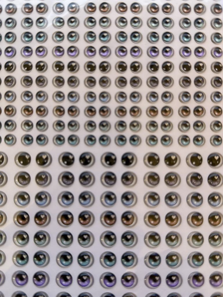 Planilla de Ojitos Resinados El Arte de Marci Mod 142