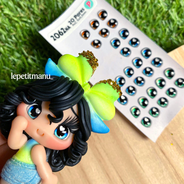 Ojos Resinados Nivia Art Mod 2062