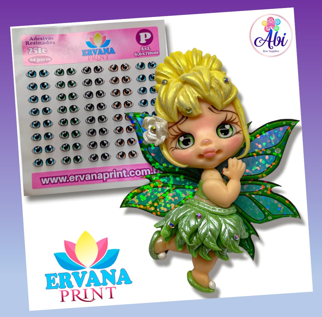 Ojitos Resinados Ervana Print Mod 251e
