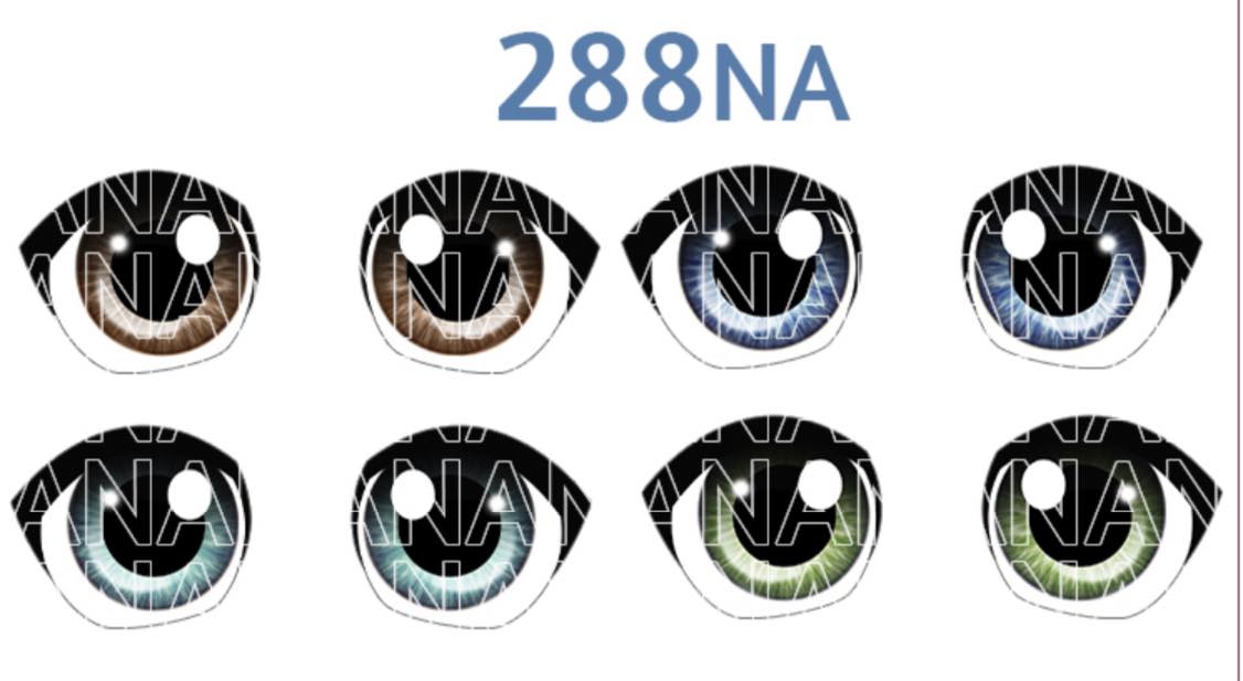 Ojos Resinados Nivia Art Mod 288