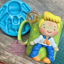 Molde de Silicon Piernitas Locas. Trigueros Flex/Tania Govi