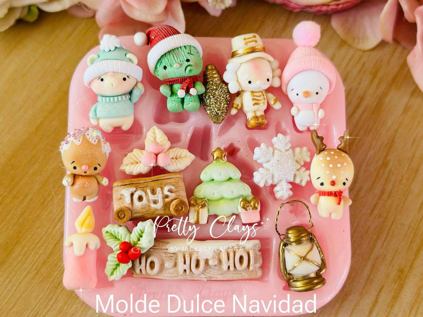 Molde de Silicon Dulce Navidad Pretty Clays