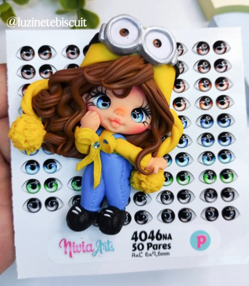 Ojitos Resinados Nivia Arts Mod 4046na