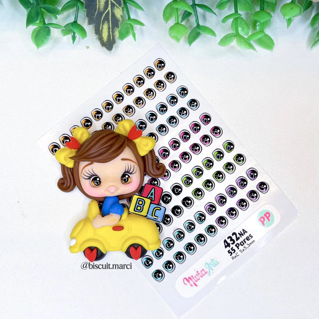 Ojos Resinados Nivia Art Mod 432NA