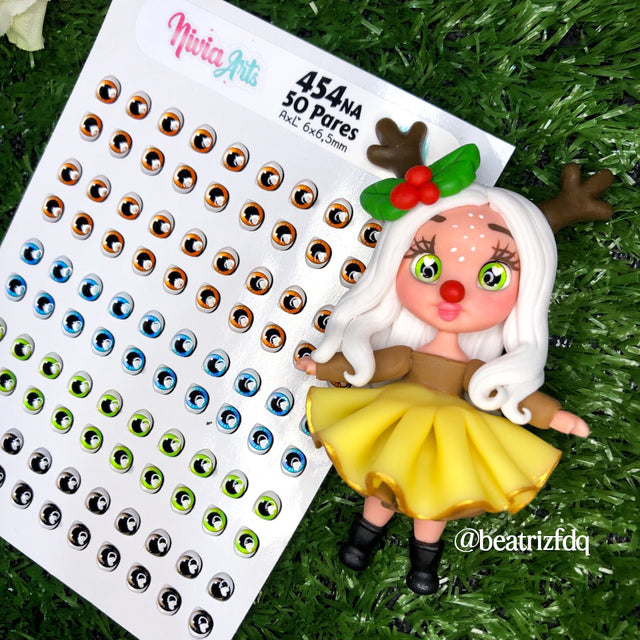 Ojos Resinados Nivia Art Mod 454NA