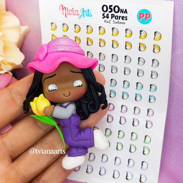 Ojos Resinados Nivia Art Mod 50