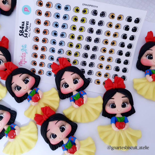 Ojos Resinados Nivia Art Mod 584