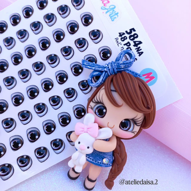 Ojos Resinados Nivia Art Mod 584