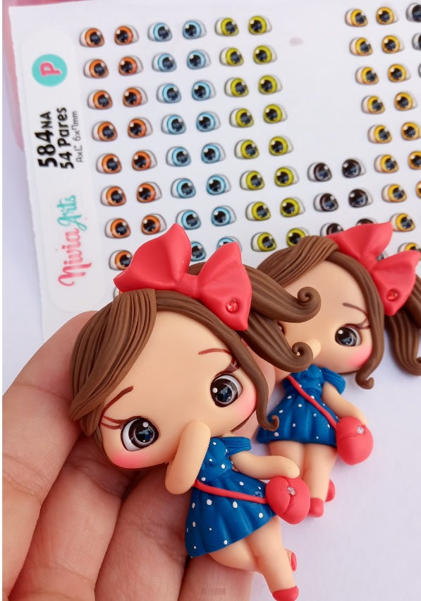 Ojos Resinados Nivia Art Mod 584