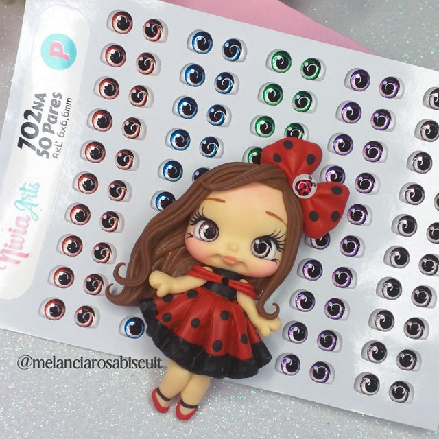 Ojos Resinados Nivia Art Mod 702