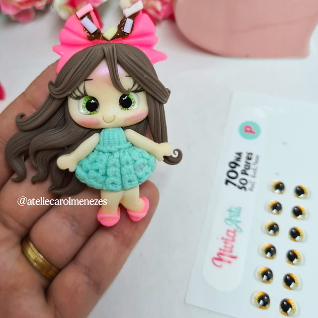 Ojos Resinados Nivia Art Mod 709