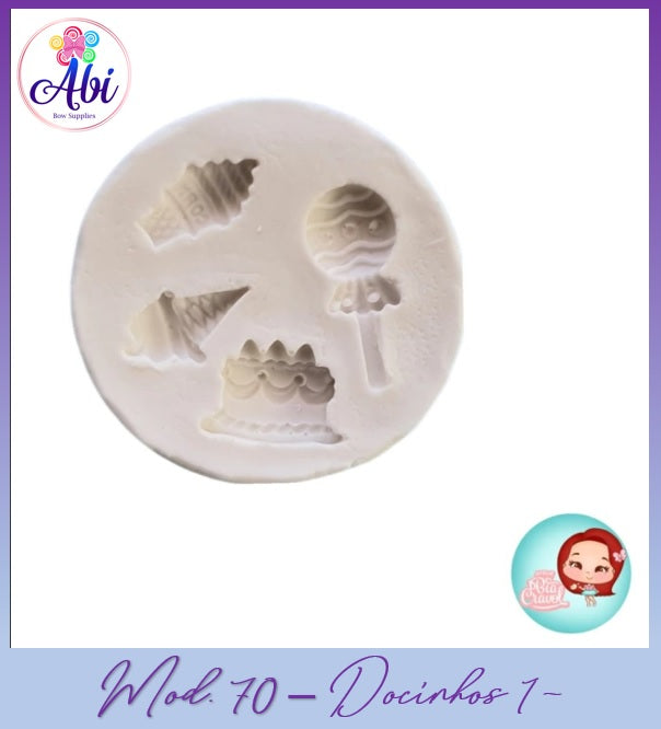 Molde de Silicon Docinhos 1 mod70MD BC