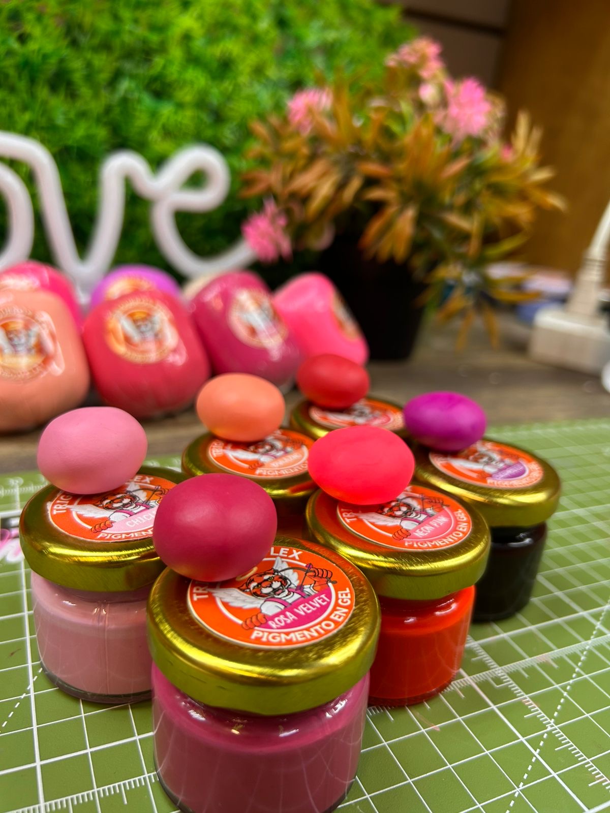 Gama de Pigmentos en Gel San ValenPink Trigueros Flex