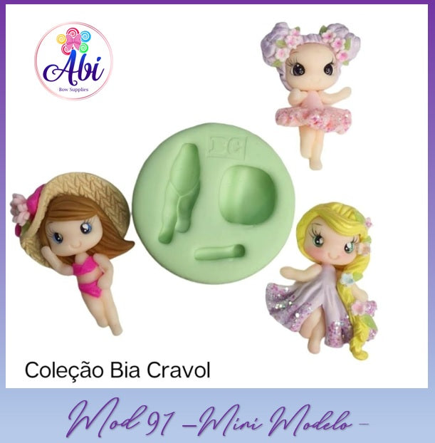 Molde de Silicon Mini Modelo mod91 Bia Cravol