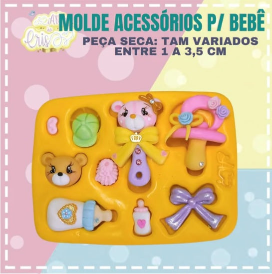 Molde de Silicon Accesorios para Bebe AC