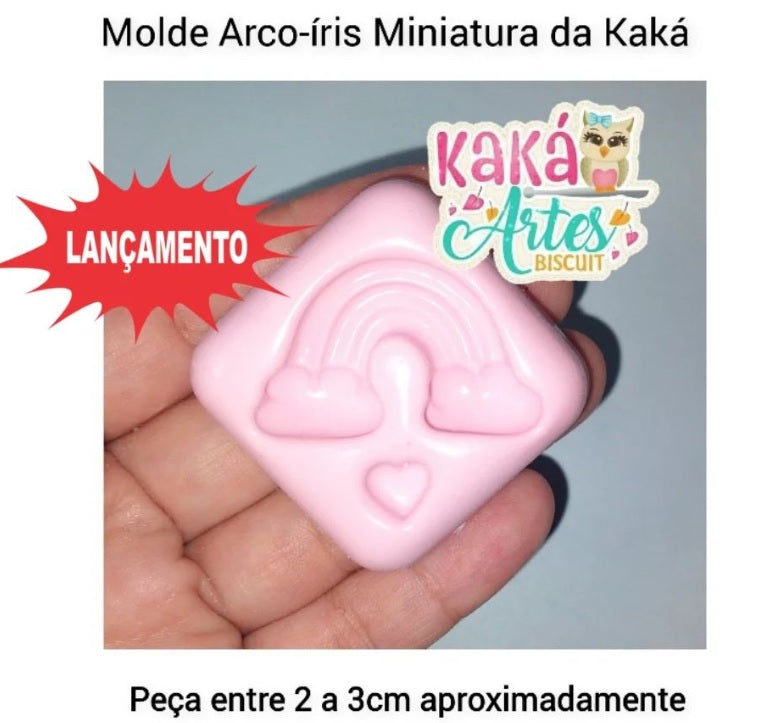 Molde de Silicon Arco-iris Miniatura KK