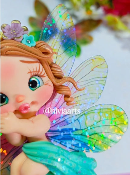 Alas Holograficas Transparentes #40. Nivia Arts