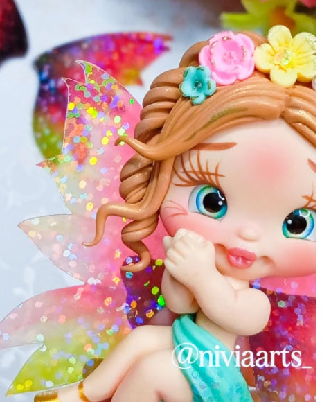 Alas Holograficas Transparentes #52. Nivia Arts