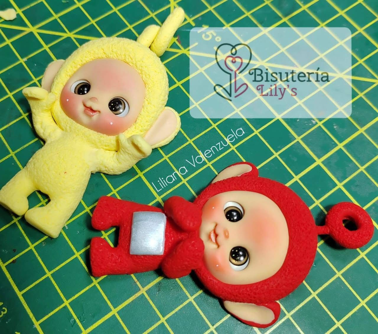 Molde de Silicon Teletubbies. Coleccion Magica. Bisutería Lily’s
