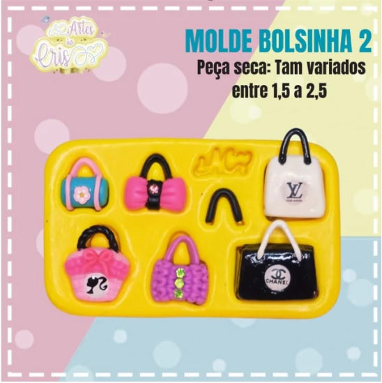 Molde de Silicon Bolsinhas 2 AC