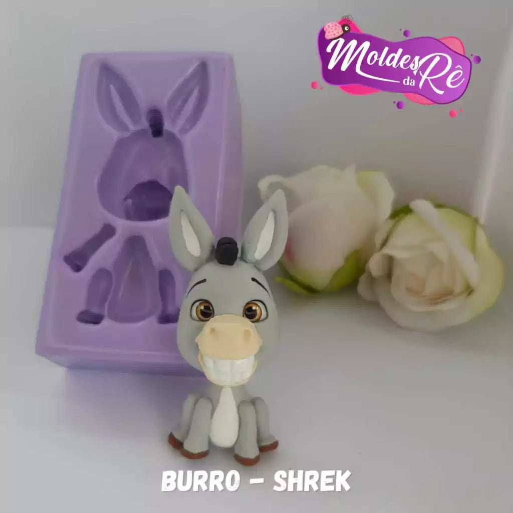 Molde de Silicon Burro - Shrek MDR
