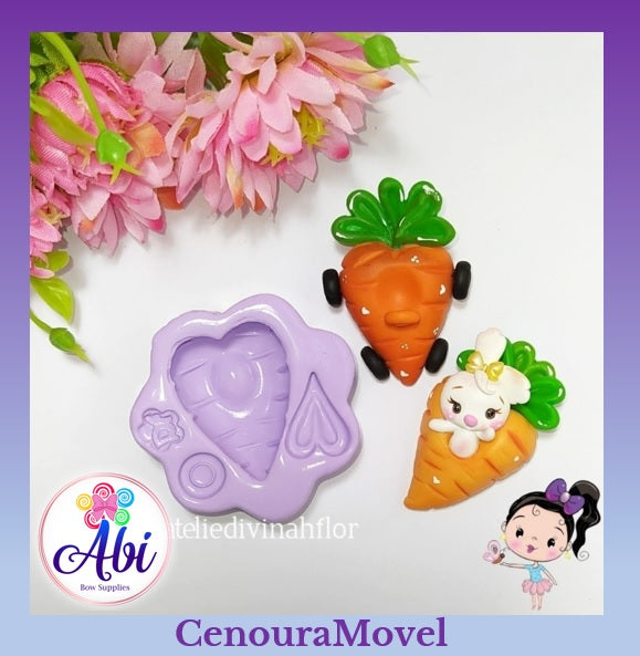 Molde de Silicon Cenouramovel DF