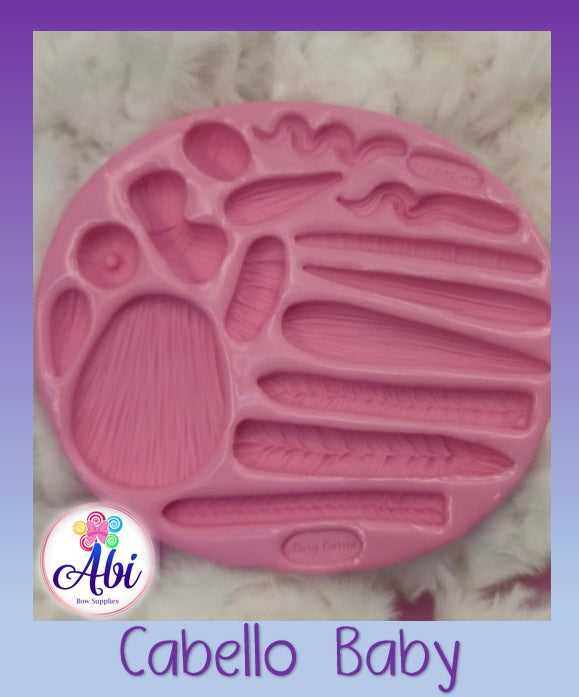 Molde de Silicon Cabello Baby MG/SR