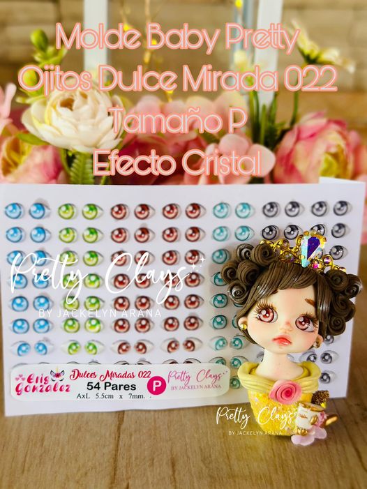 Ojos 3D efecto Cristal Mod 022 Tamano P