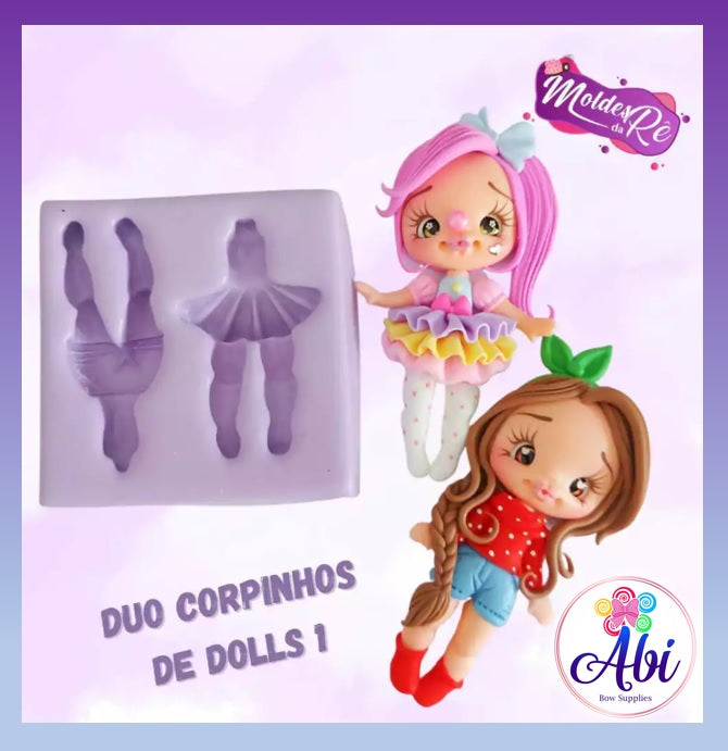 Molde de Silicon Duo Corpinhos de Doll 1 MDR