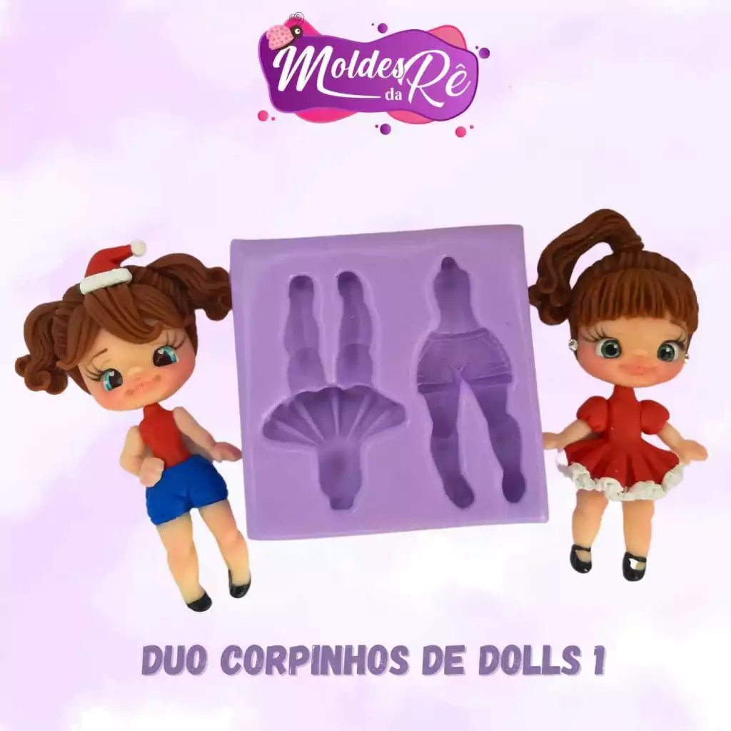 Molde de Silicon Duo Corpinhos de Doll 1 MDR