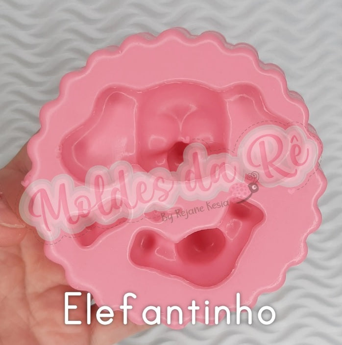 Molde de Silicon Elefantito MDR
