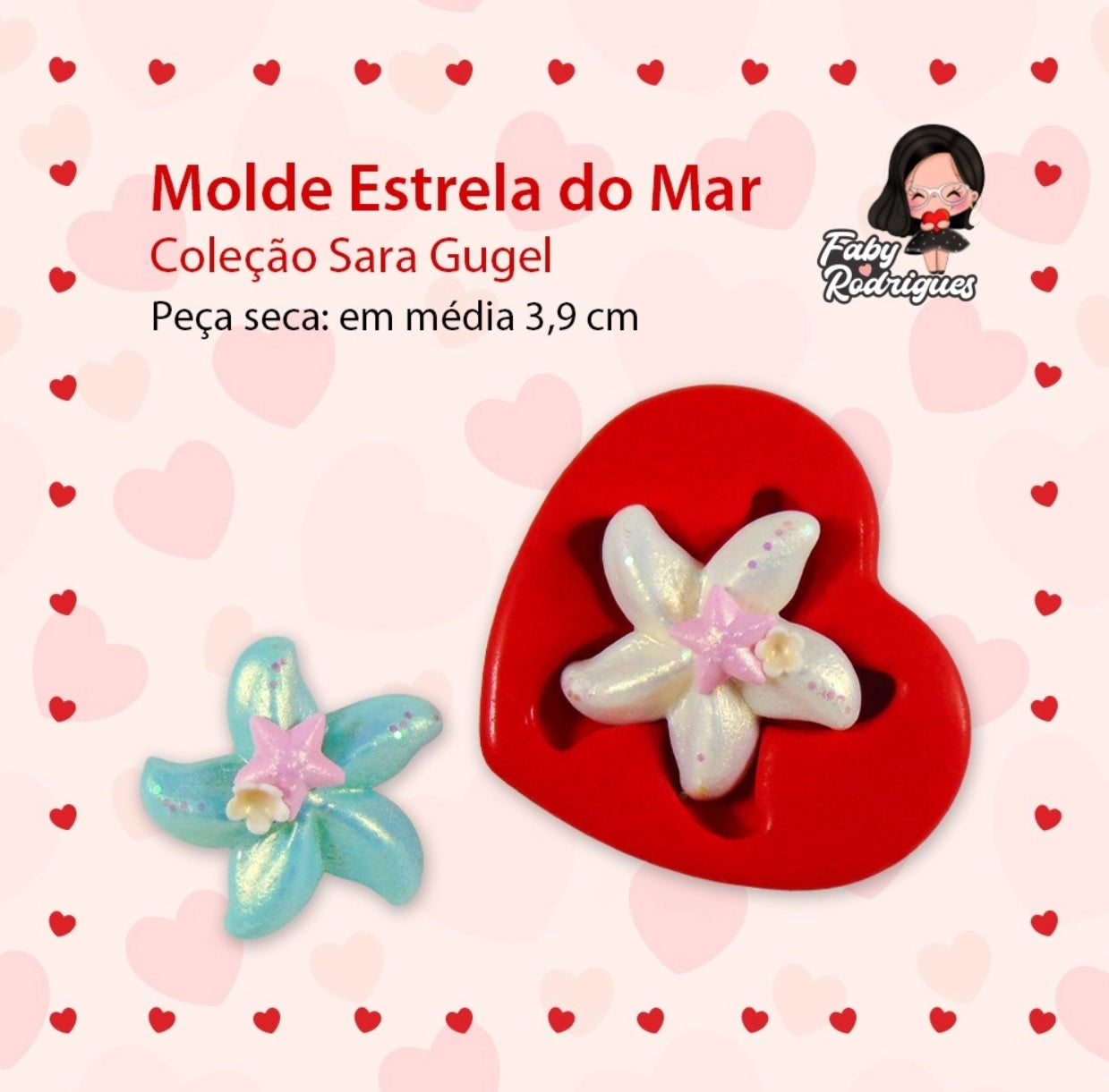 Molde de Silicon Estrela do Mar FR