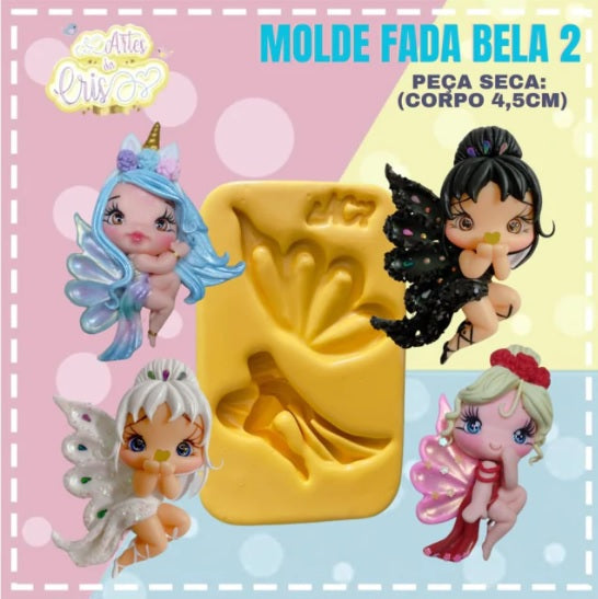 Molde de Silicon Fada Bela 2 AC