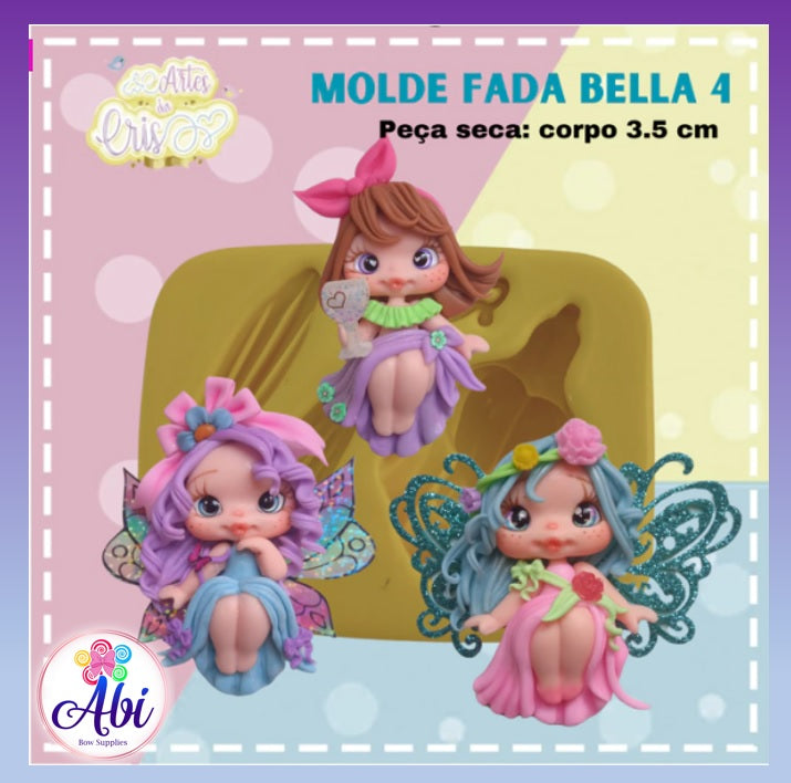 Molde de Silicon Fada Bella 4 AC