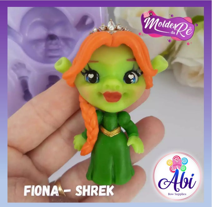 Molde de Silicon Fiona - Shrek MDR