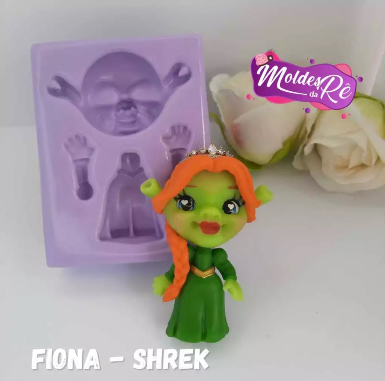 Molde de Silicon Fiona - Shrek MDR