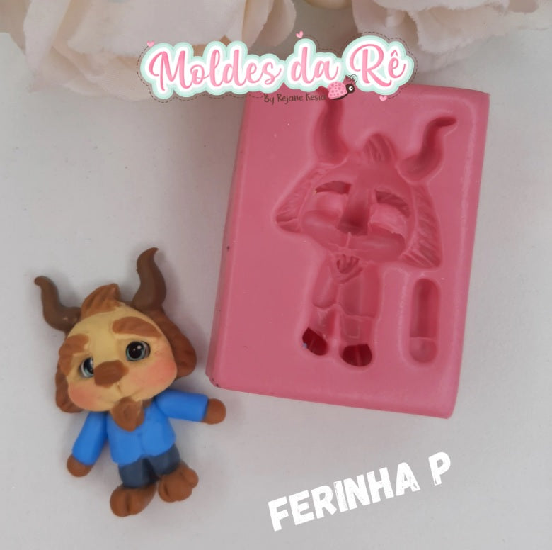 Molde de Silicon Ferinha P MDR