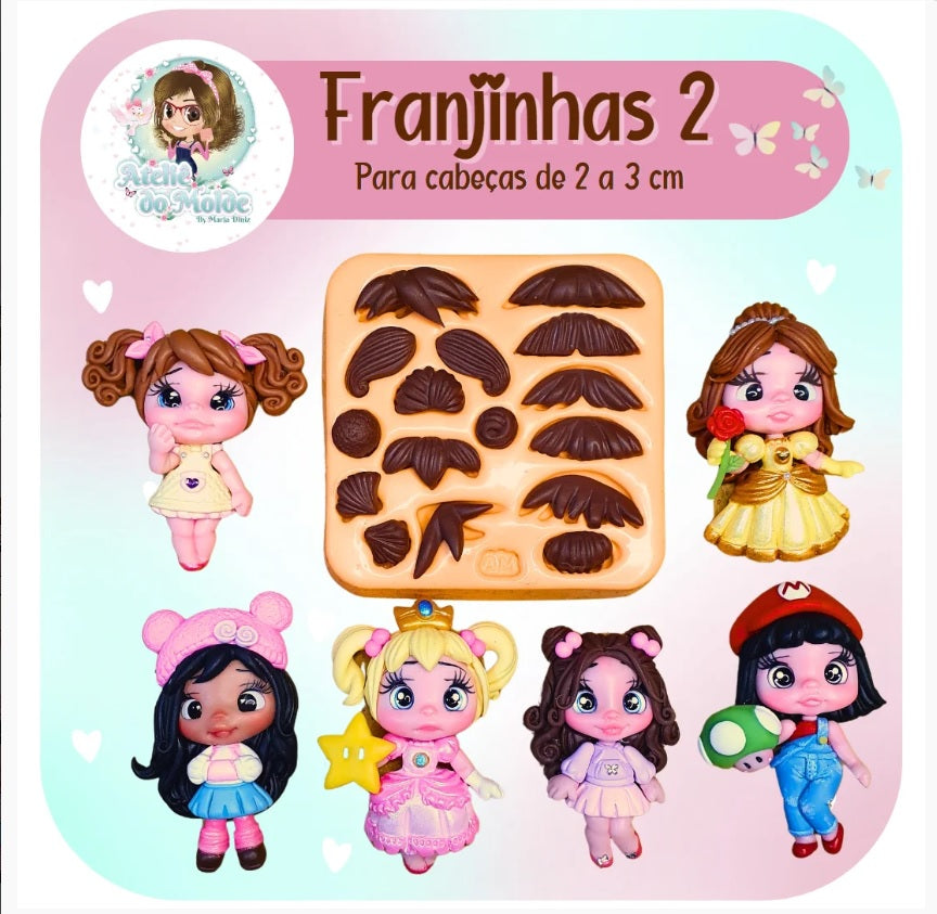 Molde de Silicon Franjinhas 2 AdM