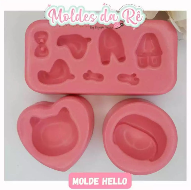 Moldes de Silicon Hello k MDR