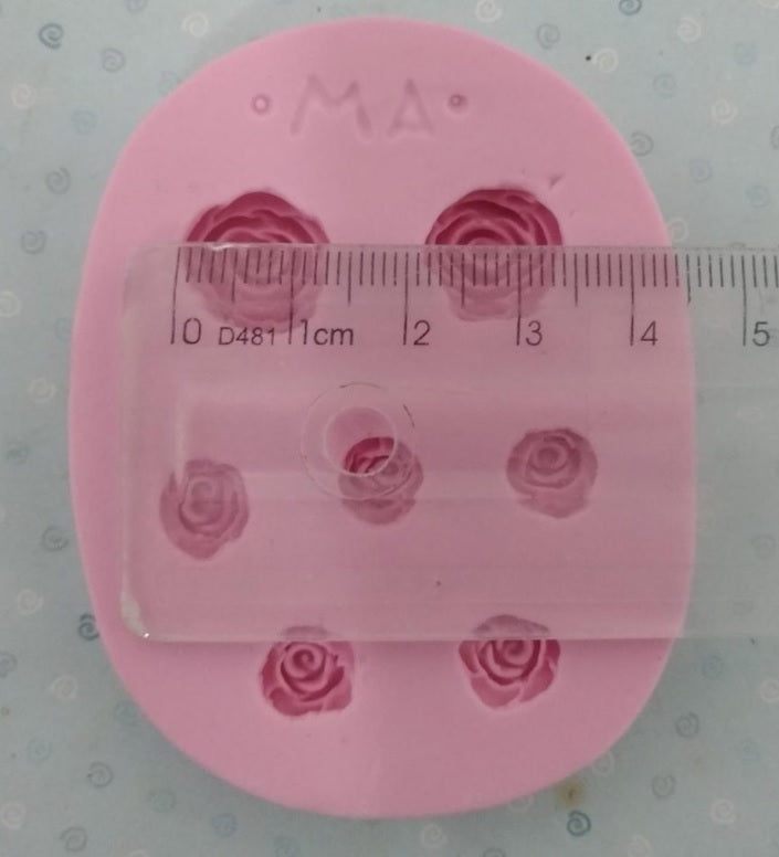 Molde de Silicon Mini Rosas MA480